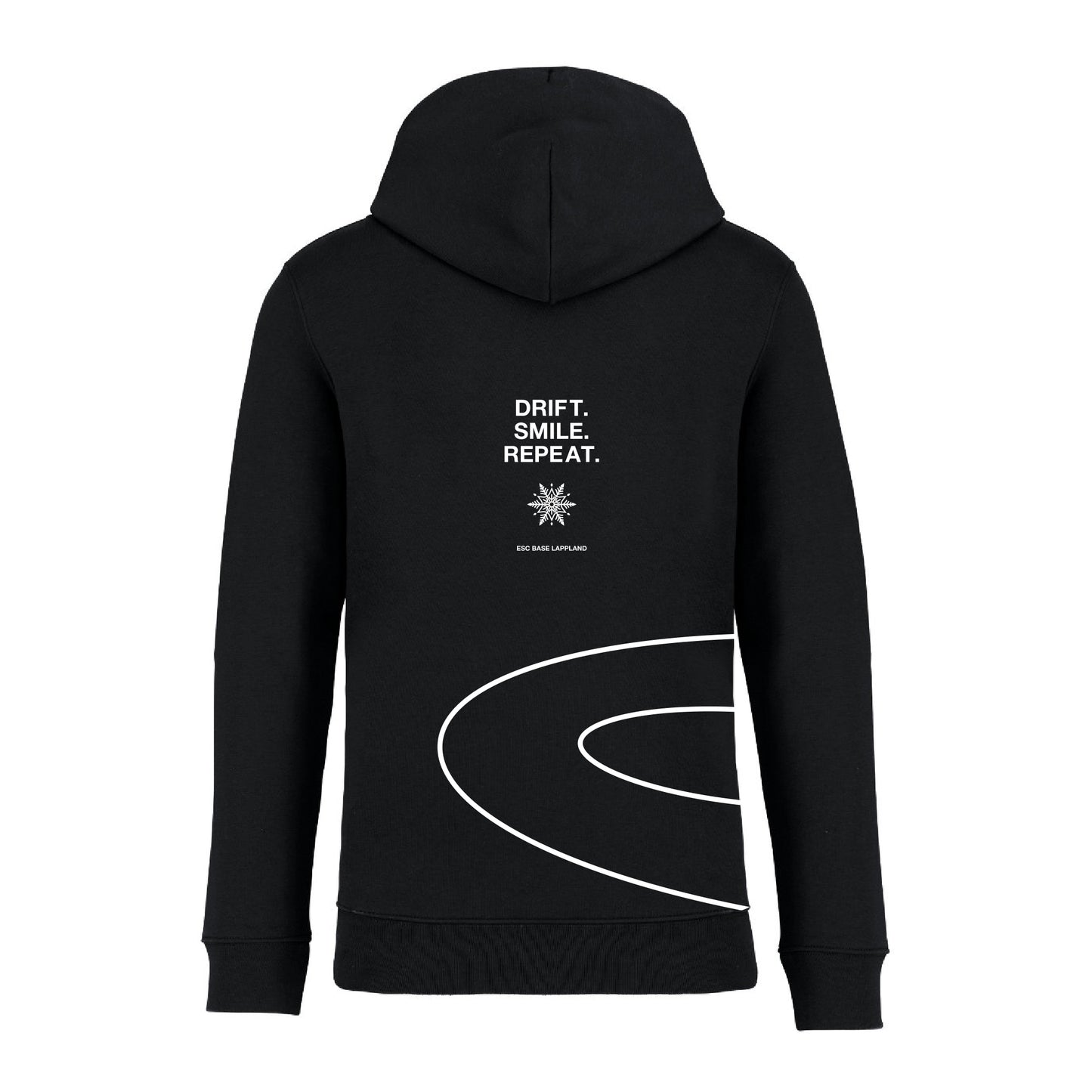 HOODIE BLACK // Drift.Smile.Repeat.