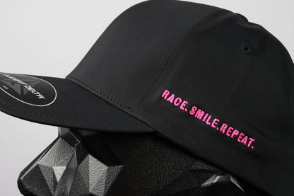 CAP BLACK // RACE.SMILE.REPEAT. (Pink Edition)