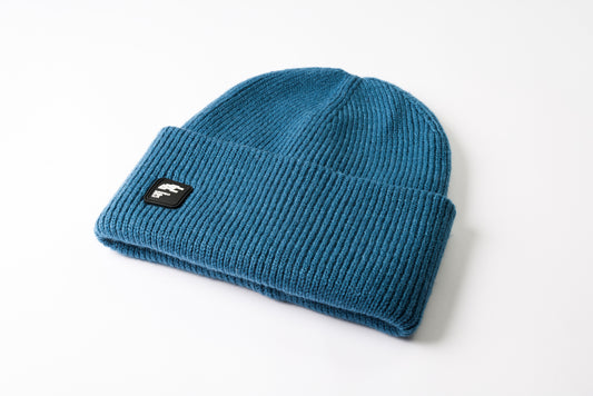 BEANIE AIRFORCE BLUE // ESC-Patch Small