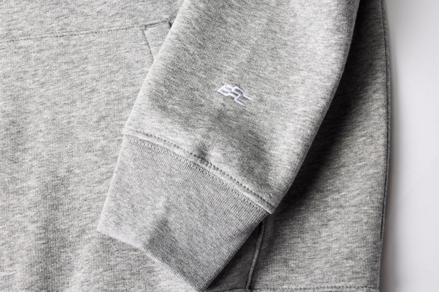 HOODIE MOON GREY // Racing-Stripes Black