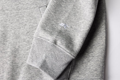 HOODIE MOON GREY // Racing-Stripes Black