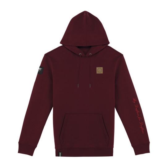 HOODIE DARK CHERRY // No Grip. No Fear.