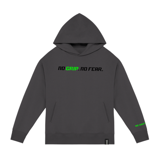 HOODIE IRON GREY // No Grip. No Fear.