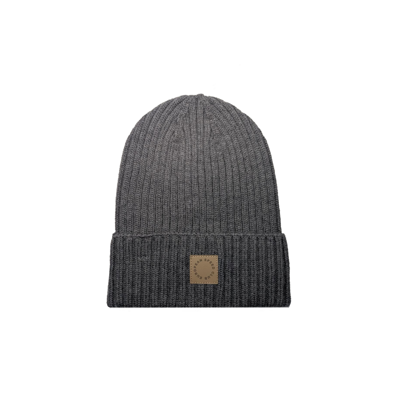 BEANIE GRAPHITE // Patch Kaktusleder