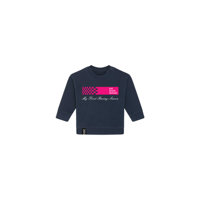HOODIE NAVY // My First Racing Season - pink