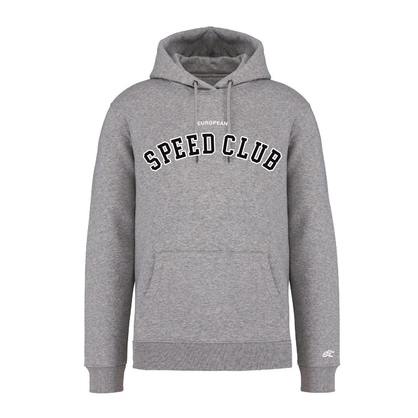 HOODIE MOON GREY // Racing-Stripes Black